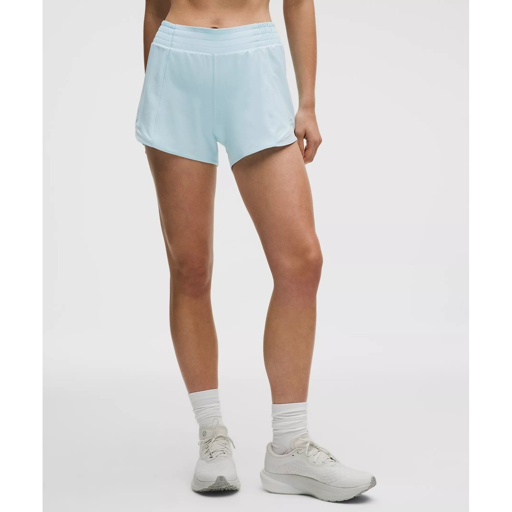 414-Lululemon-Hotty Hot High-Rise Lined Short 4"-Foam Cloud - Picture 6 of 6